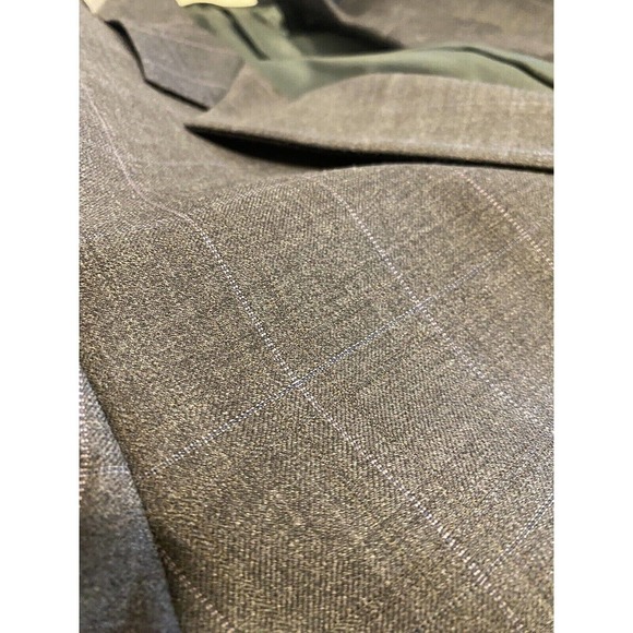 Joseph Abboud Men’s Suit Coat Blazer Two Button Charcoal Gray Wool Blend 42R W36 - Picture 1 of 8